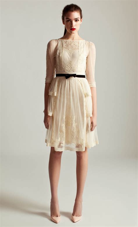 botanical inspired lace dress by temperley london